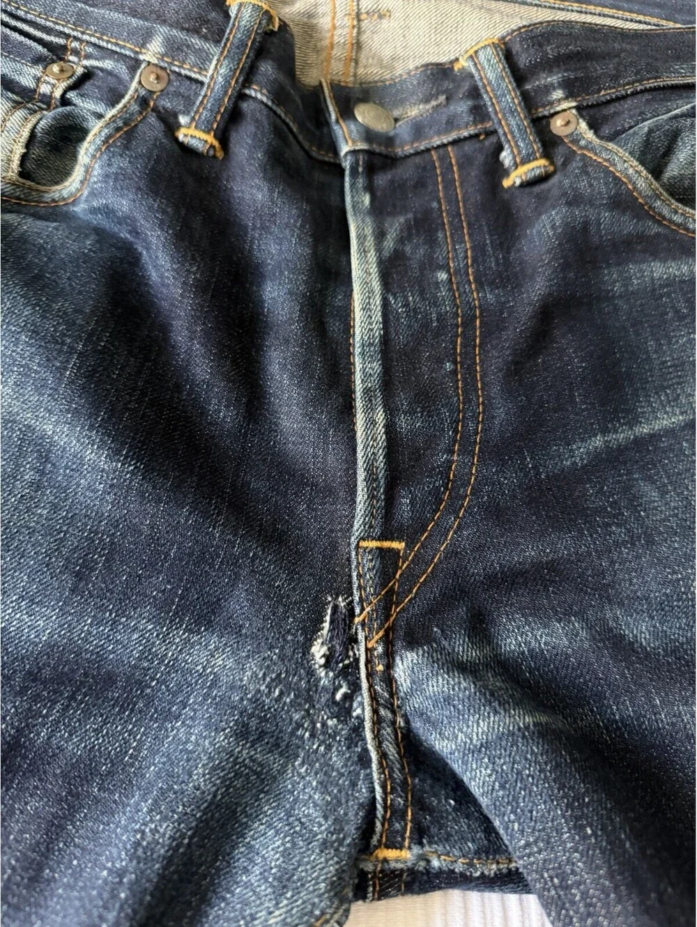 RRL Selvedge Denim Jeans 32x34 Straight Leg Men's Japan Selvedge Made in USA